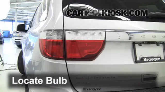 2011 Dodge Durango Crew 3.6L V6 FlexFuel Éclairage Feux de position arrière (remplacer ampoule)